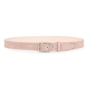 NWT $160 Rag & Bone Suede Boyfriend Belt, Nude, L